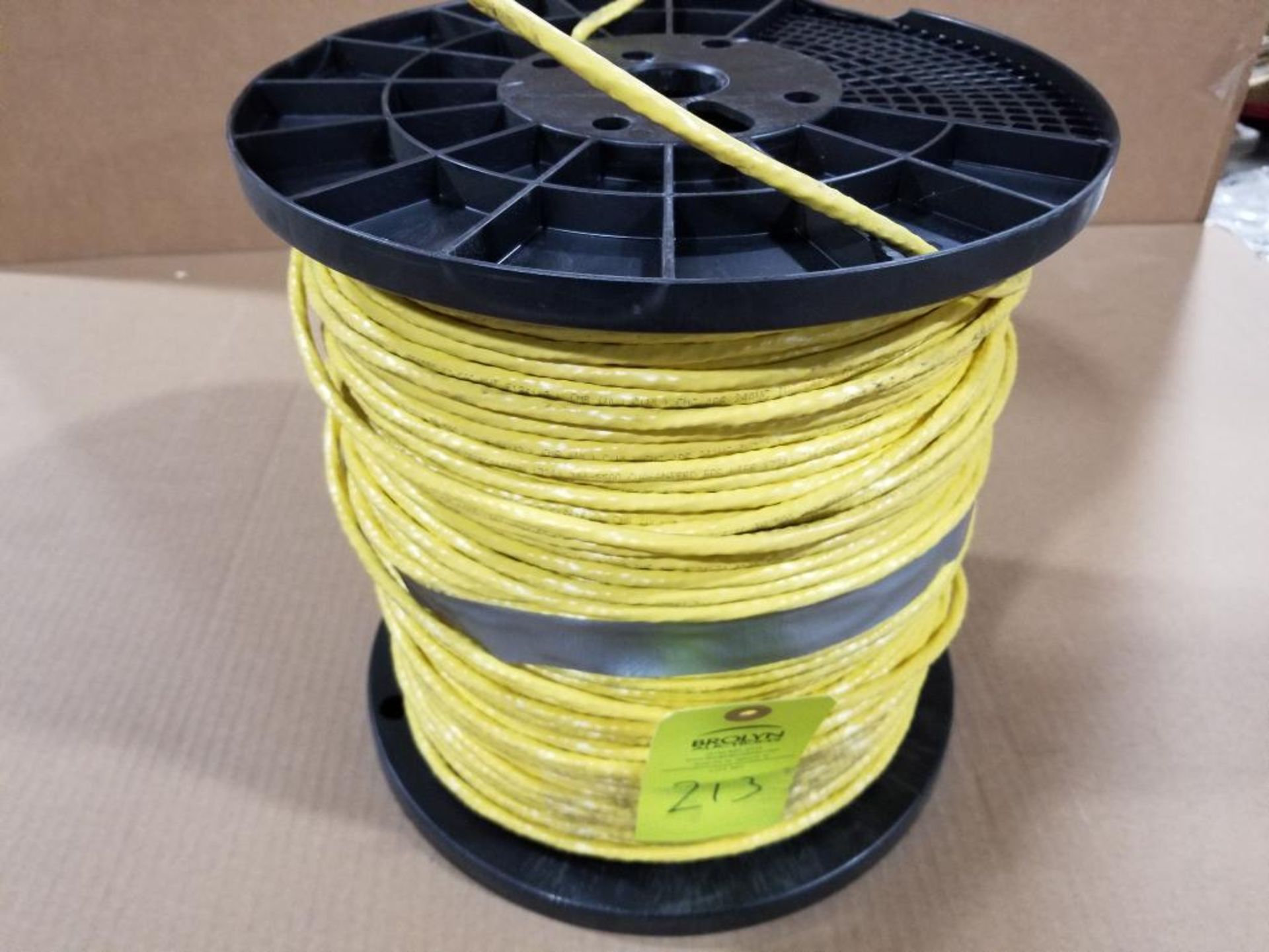 Large roll of wire.