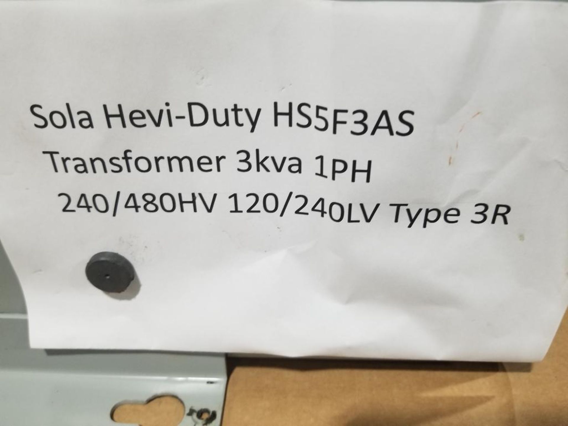 3kVa Sola Hevi-Duty transformer. HSSF3AS. - Image 4 of 4
