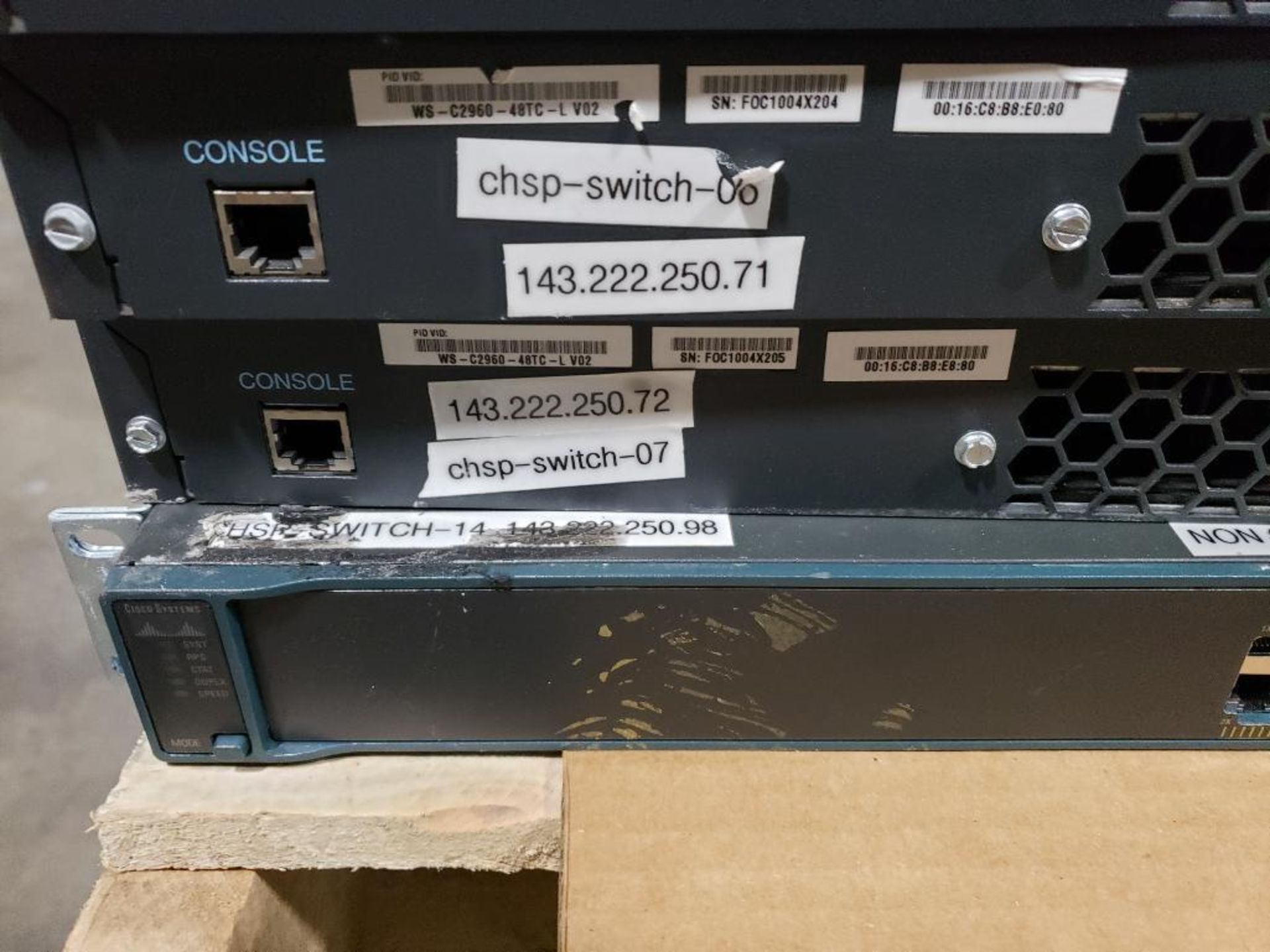 Qty 6 - Assorted Cisco and other networking components. - Image 5 of 8