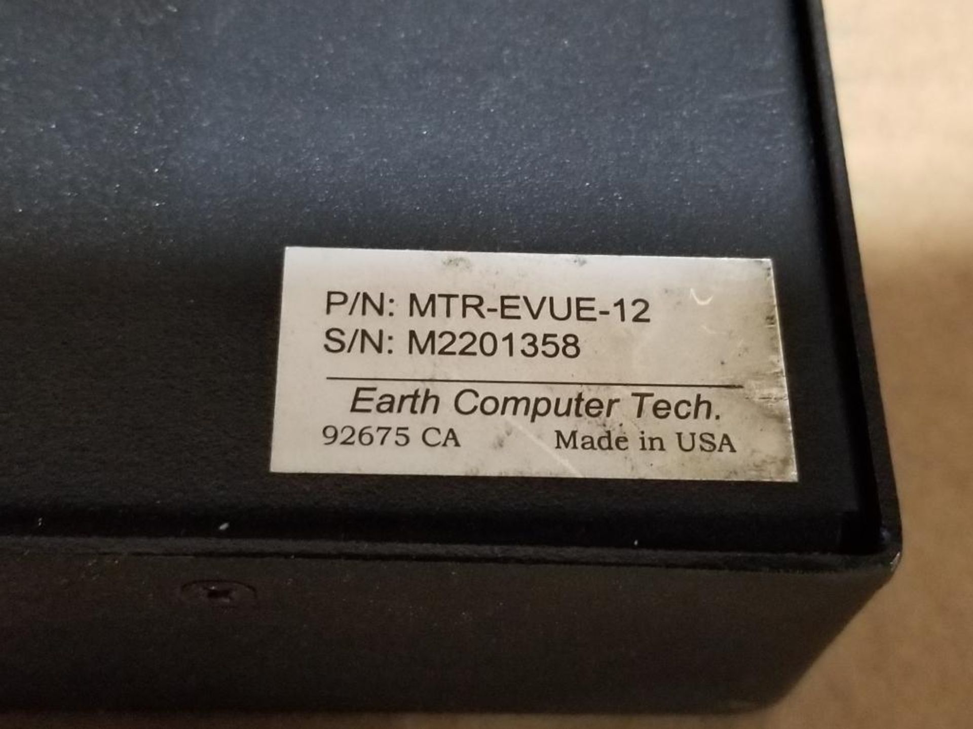 Earth LCD industrial monitor. Part number MTR-EVUE-12. - Image 3 of 6