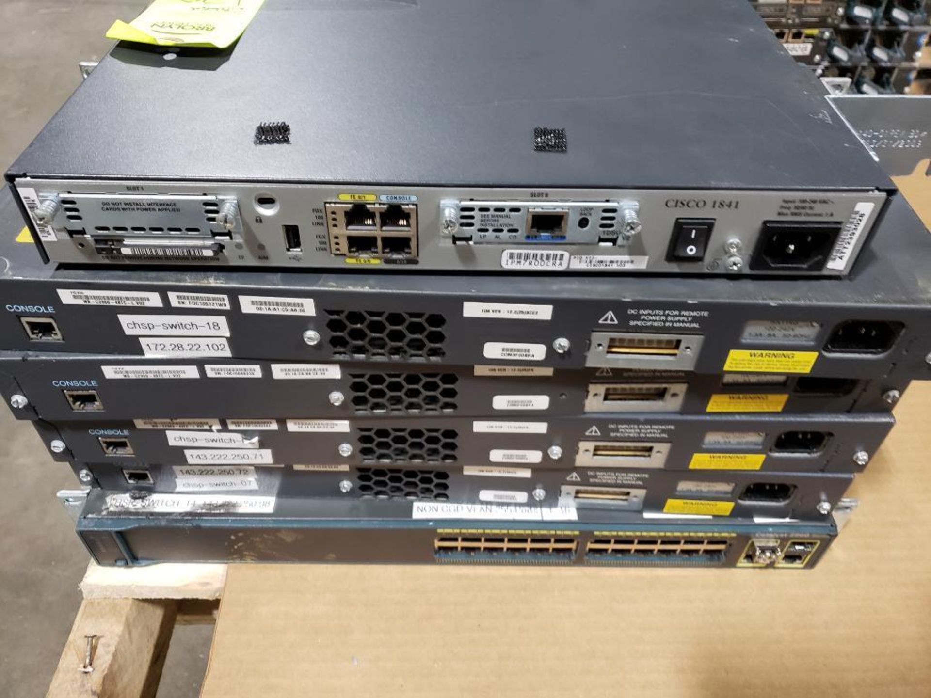 Qty 6 - Assorted Cisco and other networking components. - Image 8 of 8