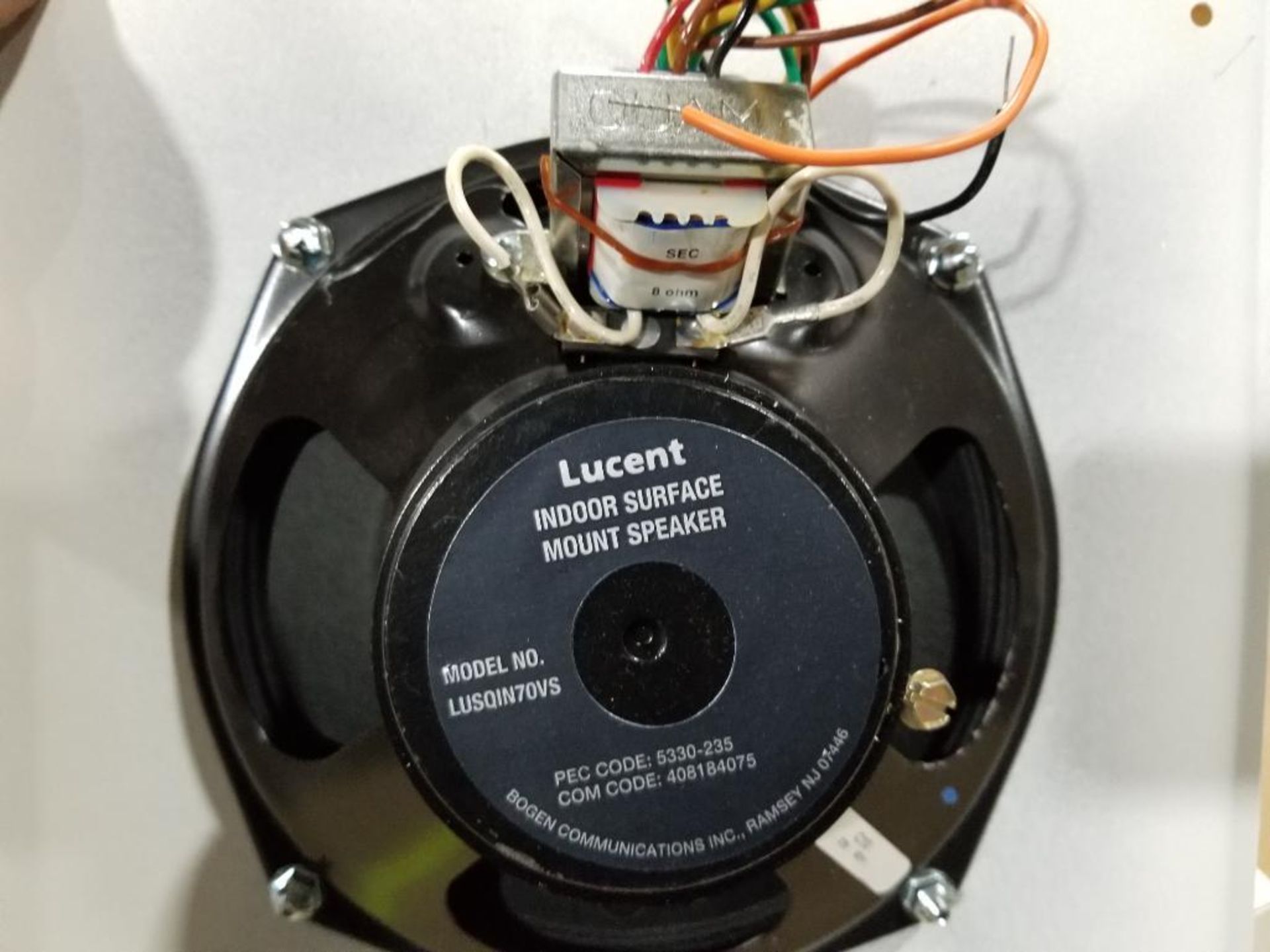 Lucent Technologies indoor surface mount speaker. - Image 4 of 4