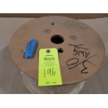 100ft roll of 3awg wire. Tinned copper. Part number PBM0003-6%. 68lb gross roll weight. .