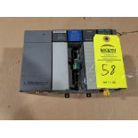 Allen Bradley SLC500 PLC rack.