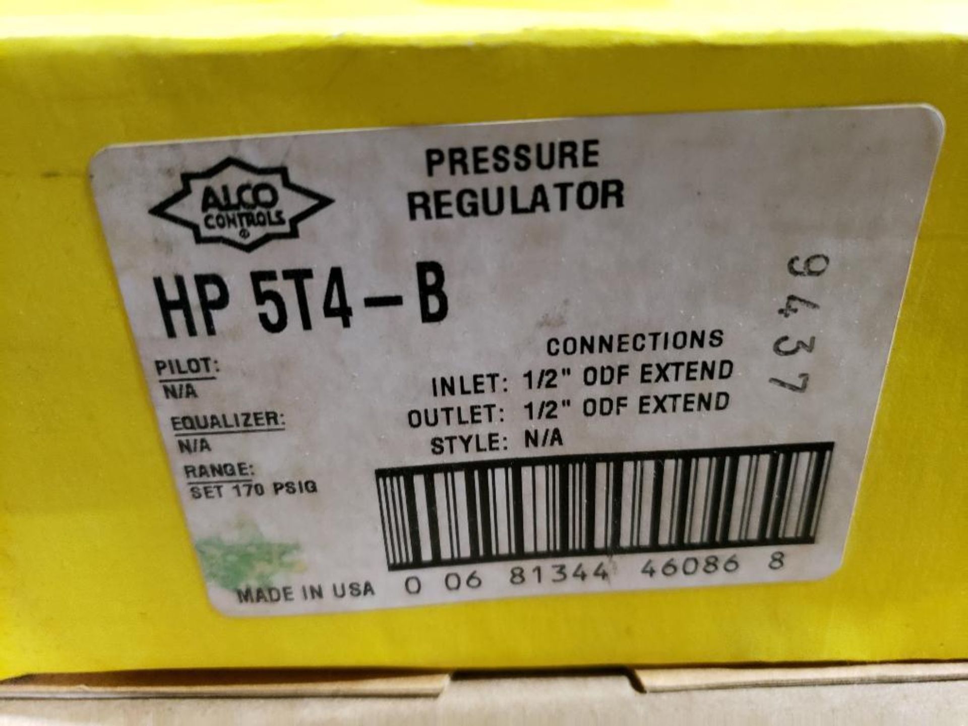 Qty 3 - Alco pressure regulator. Part number HP-5T4-B. - Image 3 of 4