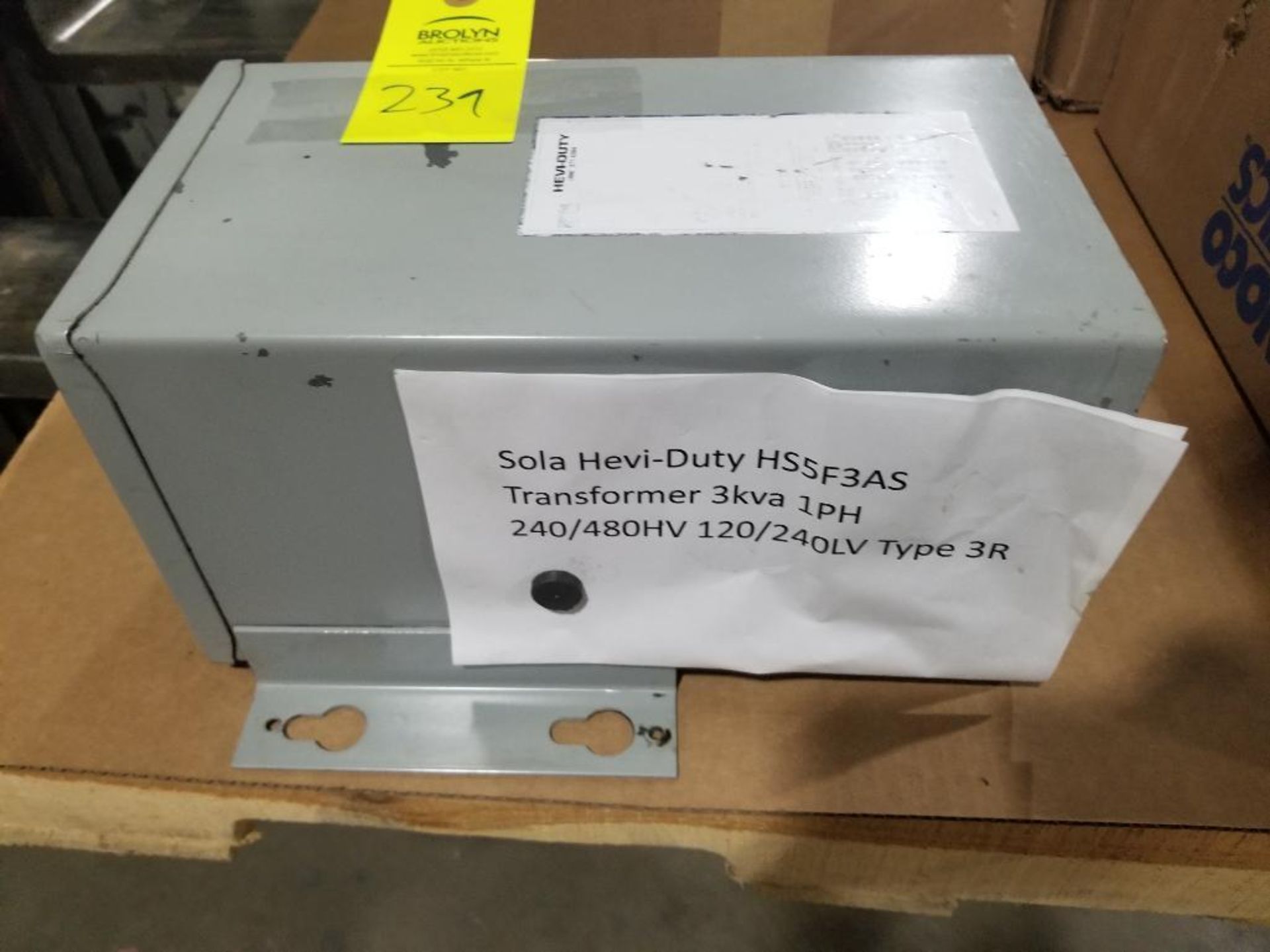 3kVa Sola Hevi-Duty transformer. HSSF3AS. - Image 2 of 4