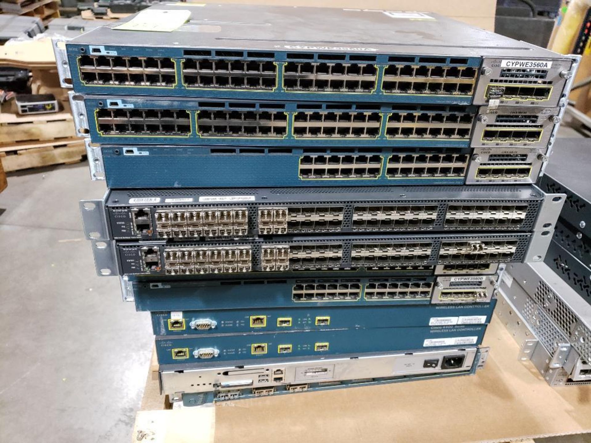 Qty 11 - Assorted Cisco and other networking components.