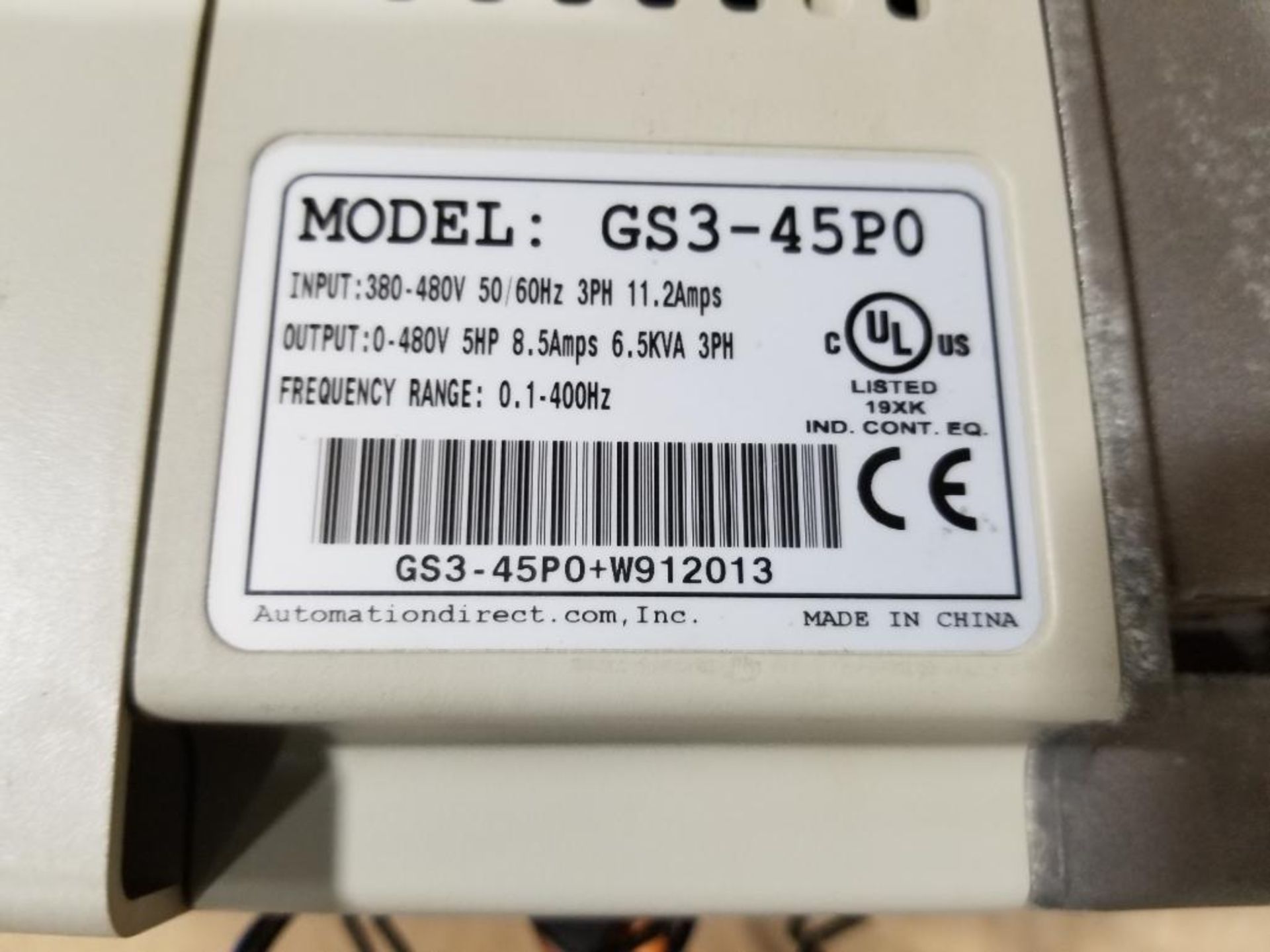 5hp Dura Pulse drive. Model GS3-45P0. - Image 4 of 6