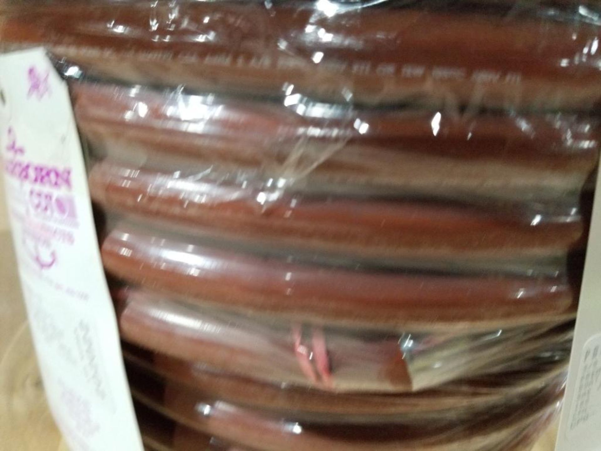 100ft roll of 3awg wire. Tinned copper. Part number PBM0003-1Z. 67lb gross roll weight. . - Image 7 of 8