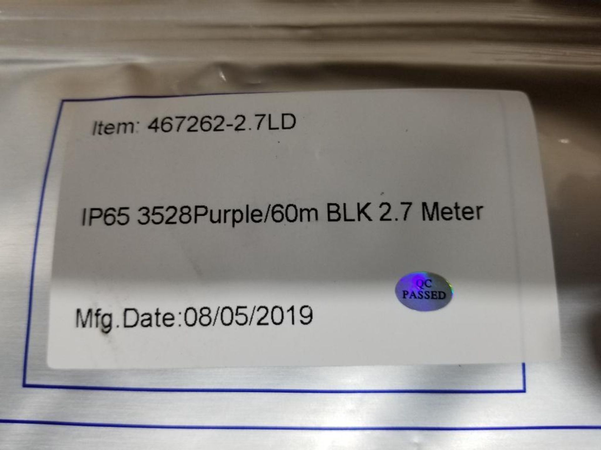 126 reels of RV LED light strips. IP65 3528 purple / 60m blk 2.7 Meter. - Image 4 of 5