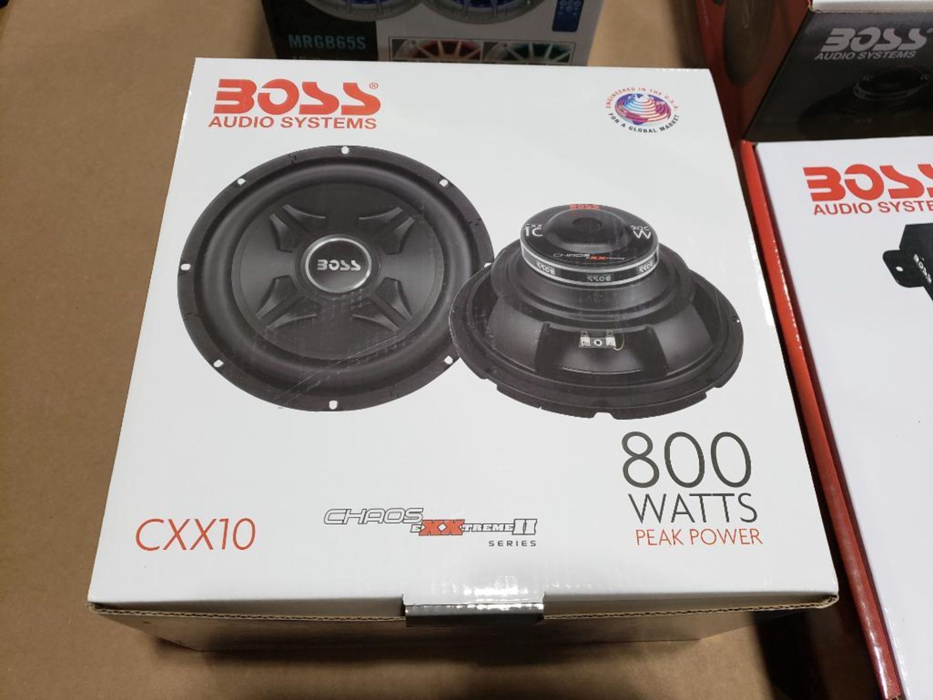 Qty 4 - 3 pairs of assorted Boss speakers and one Boss amp. - Image 6 of 11