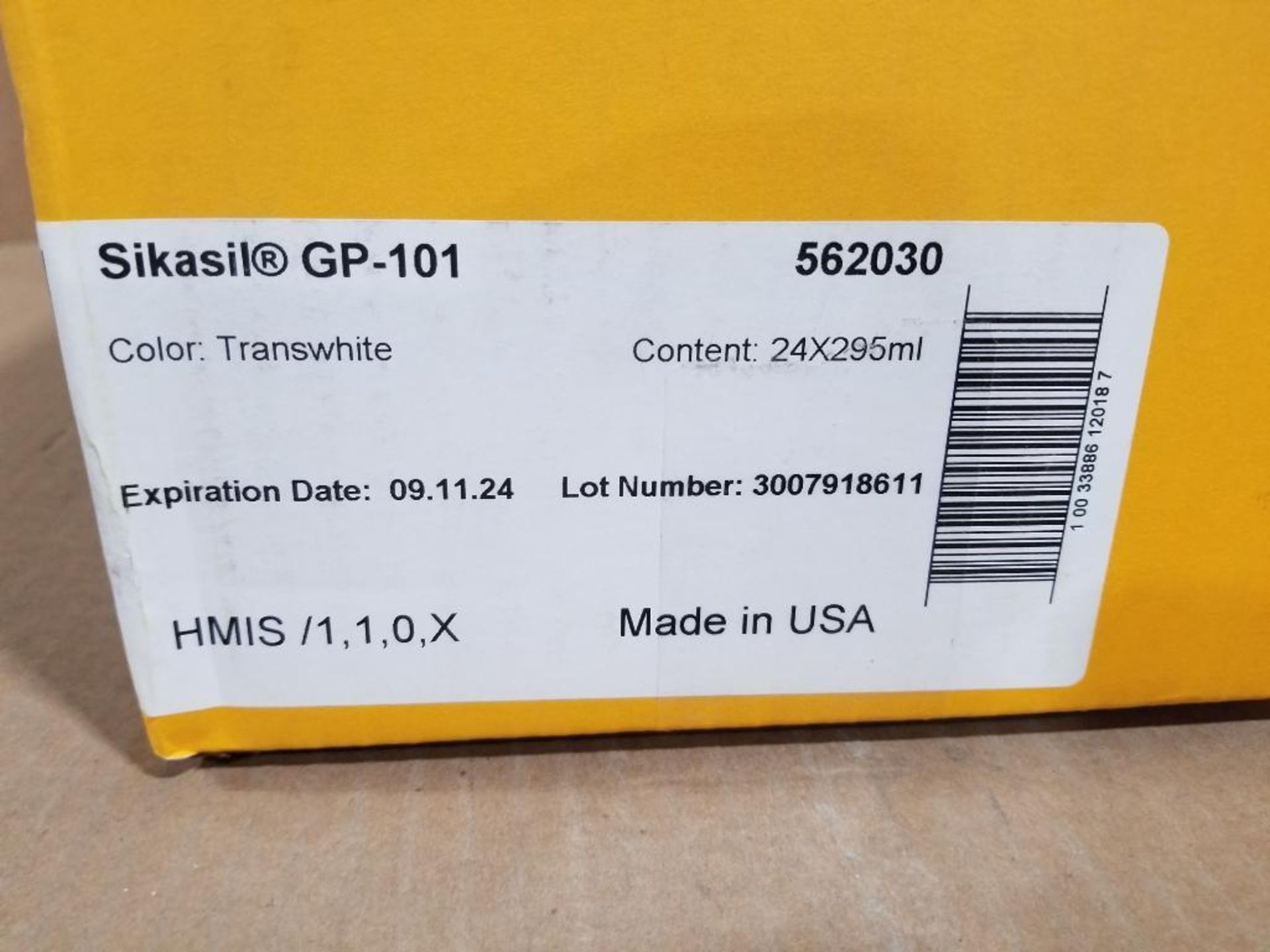 Qty 144 - Sikasil transwhite model GP-101 sealant. - Image 3 of 4