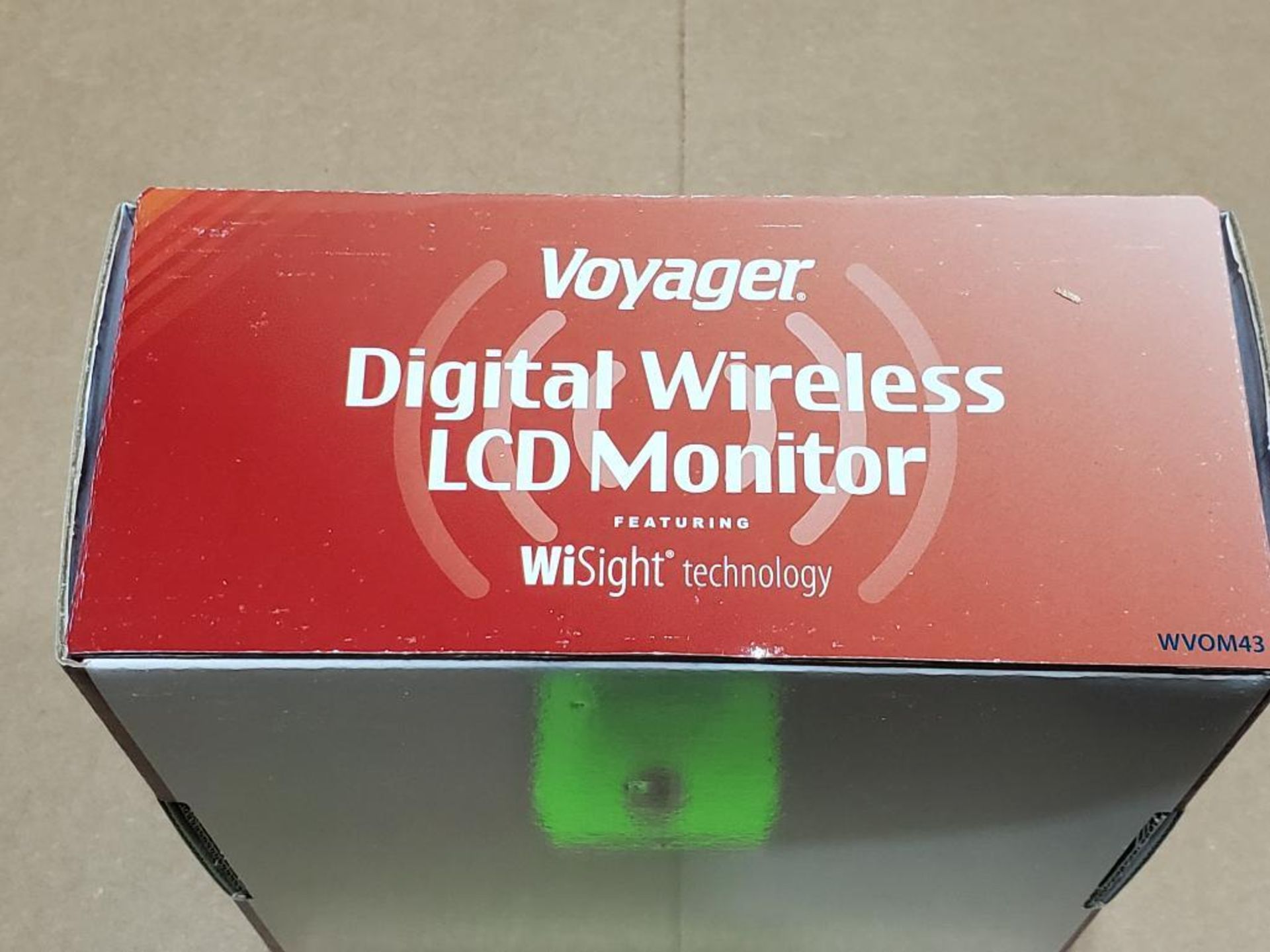 Voyager Digital Wireless LCD Monitor. Features WiSight techology. Model WVOM43. - Image 5 of 6