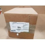 Qty 500 - 24in cable zip ties. 175lb strengh. New in box.
