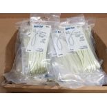 Qty 900 - Twist Tail cable ties. 18 packs of 50.