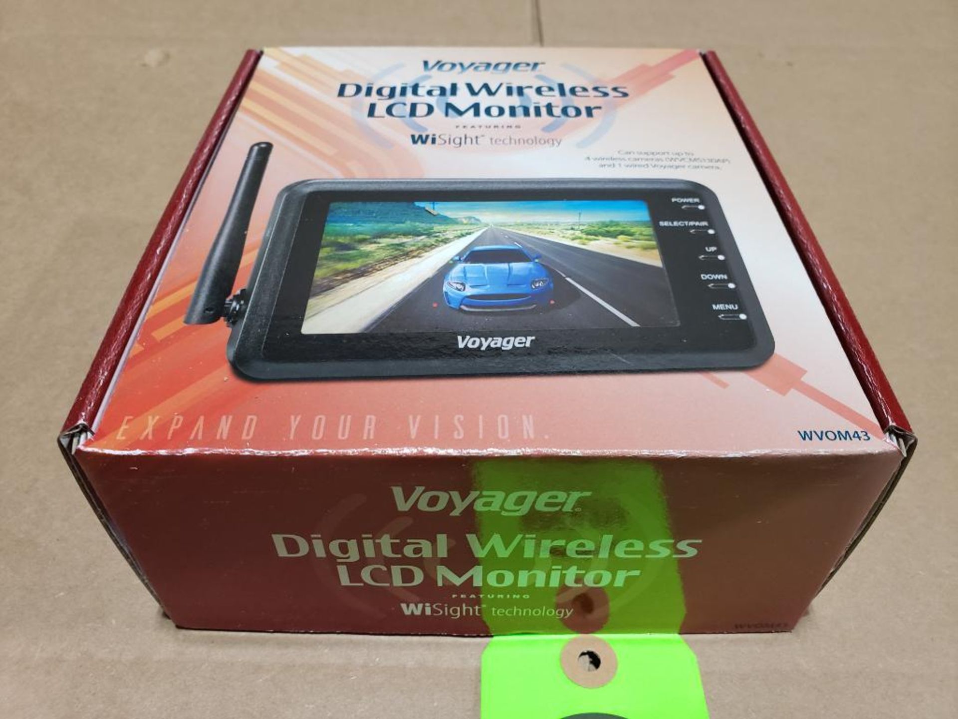 Voyager Digital Wireless LCD Monitor. Features WiSight techology. Model WVOM43. - Image 2 of 8
