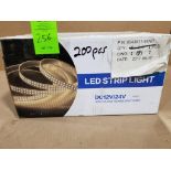 Qty 200 - LED strip light. 12/24 volt flexible strips.