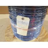 Qty 1 - 16 awg blue / black color copper wire. 53lbs total gross combined weight for all rolls.