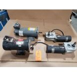 Assorted motor and gearboxes.