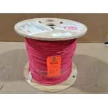Qty 1 - 12 awg red color color copper wire. 51lbs total gross combined weight for all rolls.