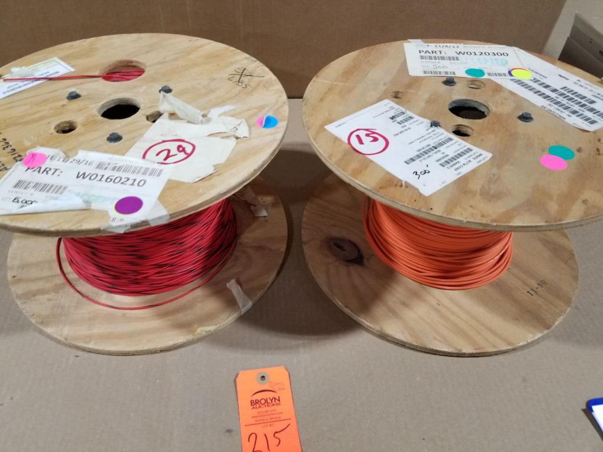 Qty 2 - 16 and 12 awg  assorted color copper wire. 44lbs total gross combined weight for all rolls.