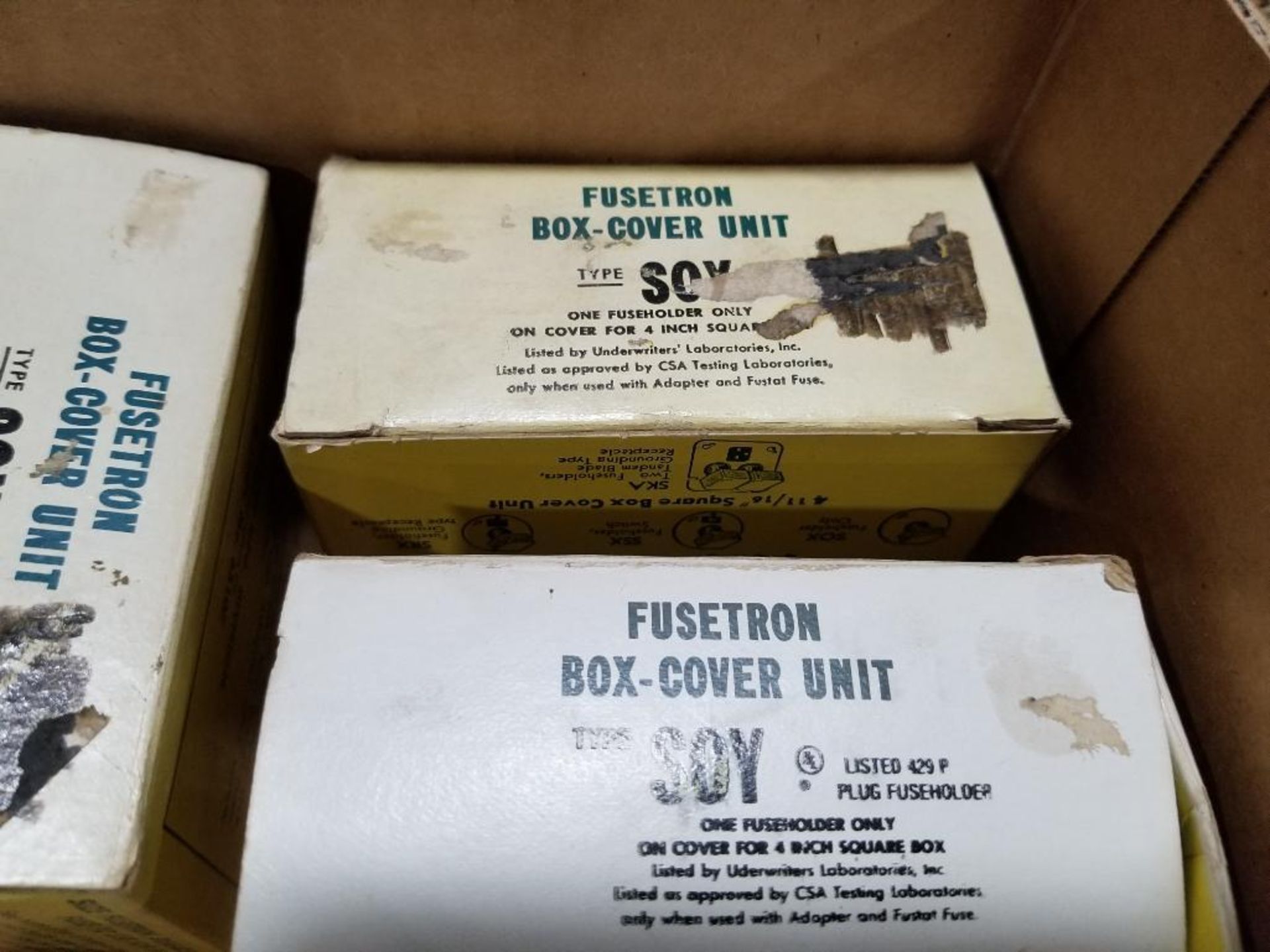 Assorted Fusetron box cover units. - Image 2 of 7