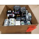Large assortment of contactors and electrical.