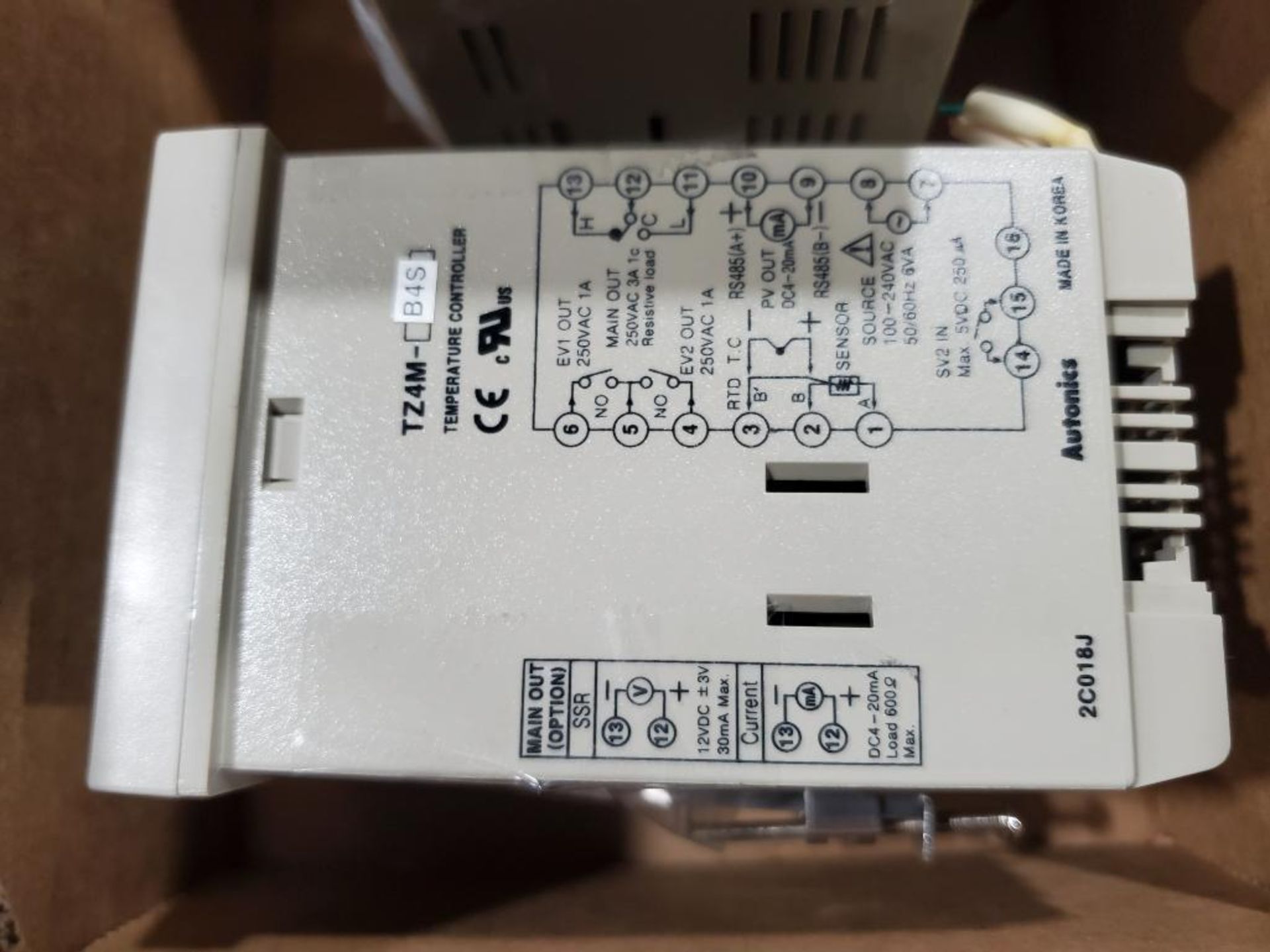 Qty 4 - Autonics temperature controllers. Model TZ4M. Part number TZ4M-B4S. - Image 4 of 6