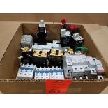 Large assortment of breakers, contactors, and electrical.