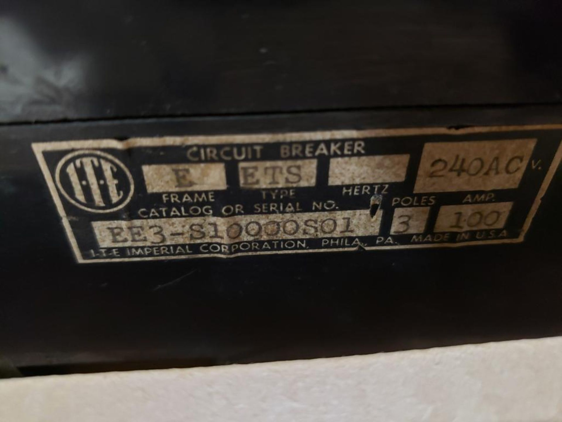 Qty 4 - Assorted molded case breakers. - Image 6 of 6