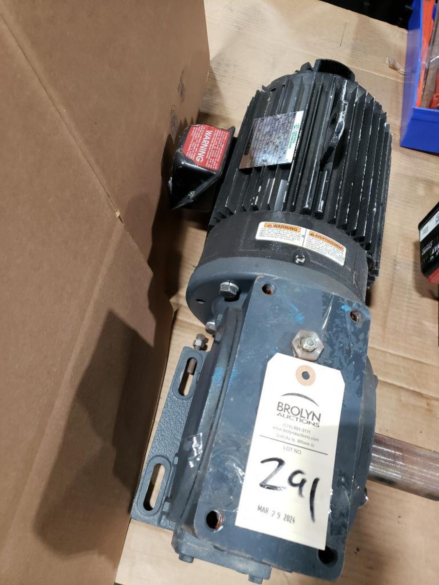 5hp Marathon Electric Black Max motor. Model AVD-184THTL7726FF-L. 460v 3 phase. 1765rpm.