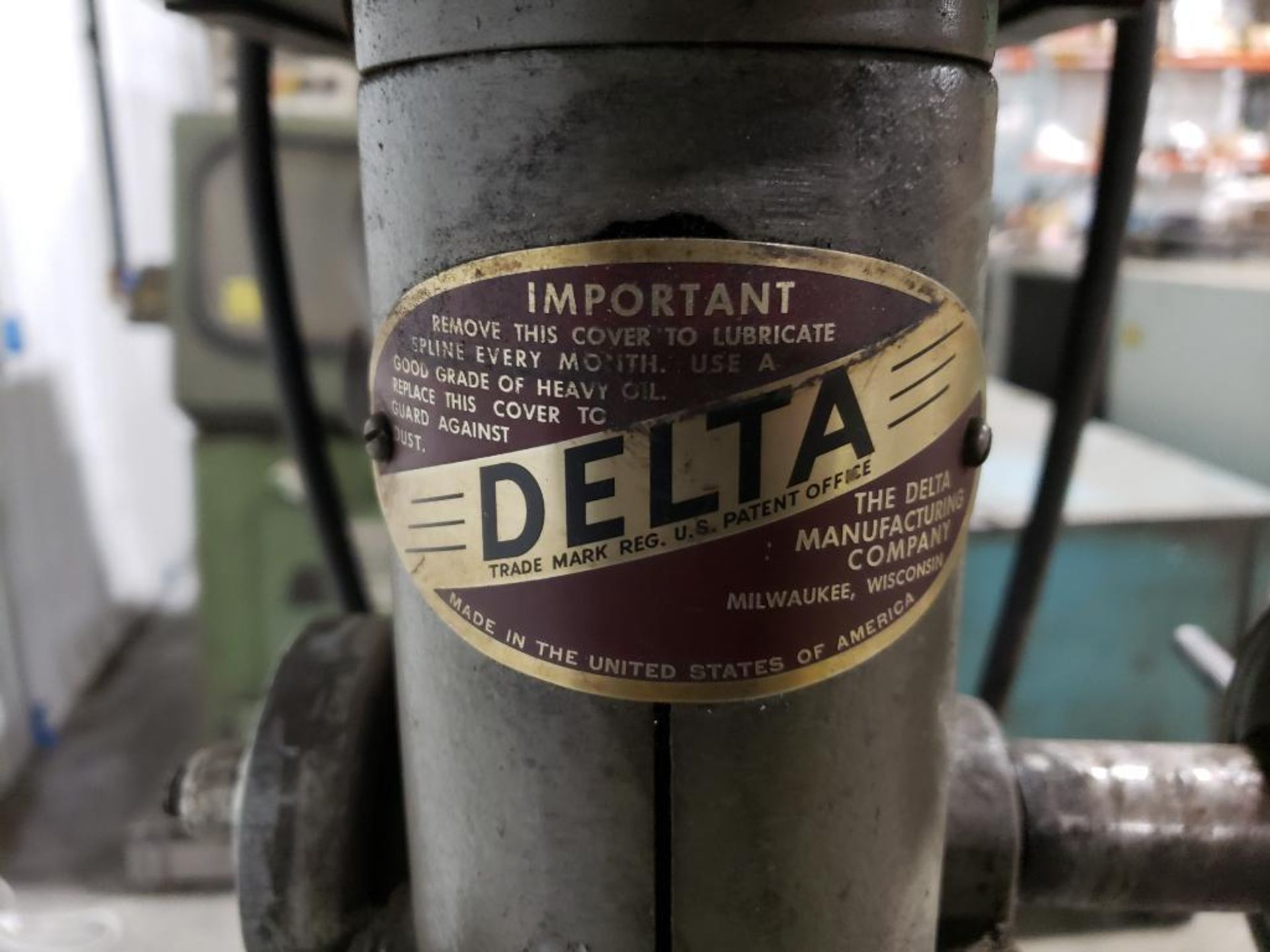 3/4hp Delta drill press. 110/220v single phase. - Image 7 of 12