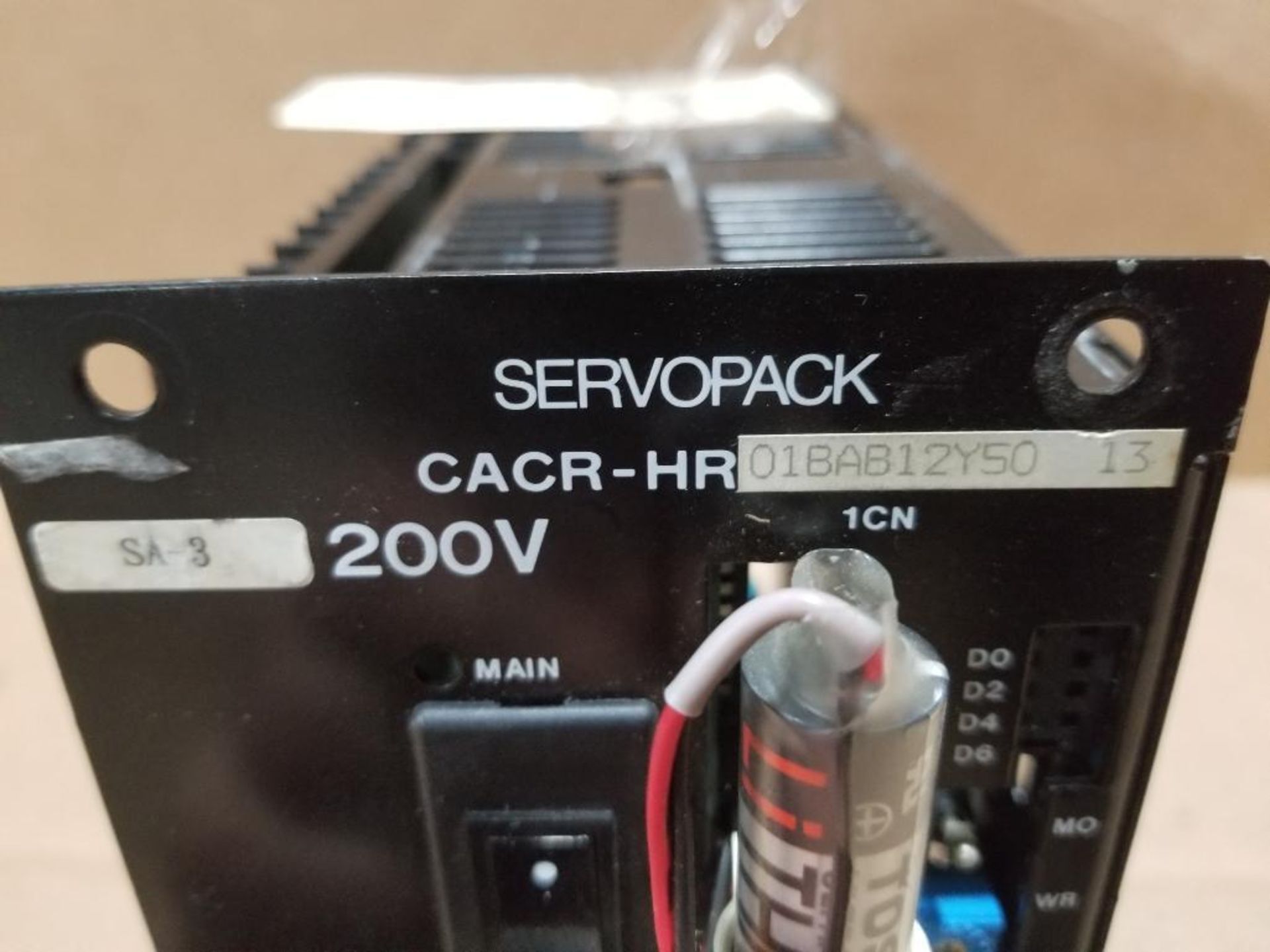 Yaskawa CACR-HR01BAB12Y50 servopack. 200V. - Image 3 of 6