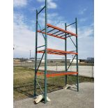 Qty 30 - NEW 96" x 3-1/2" Pallet Rack Teardrop Step Beam,4170lb Cap, Orange.