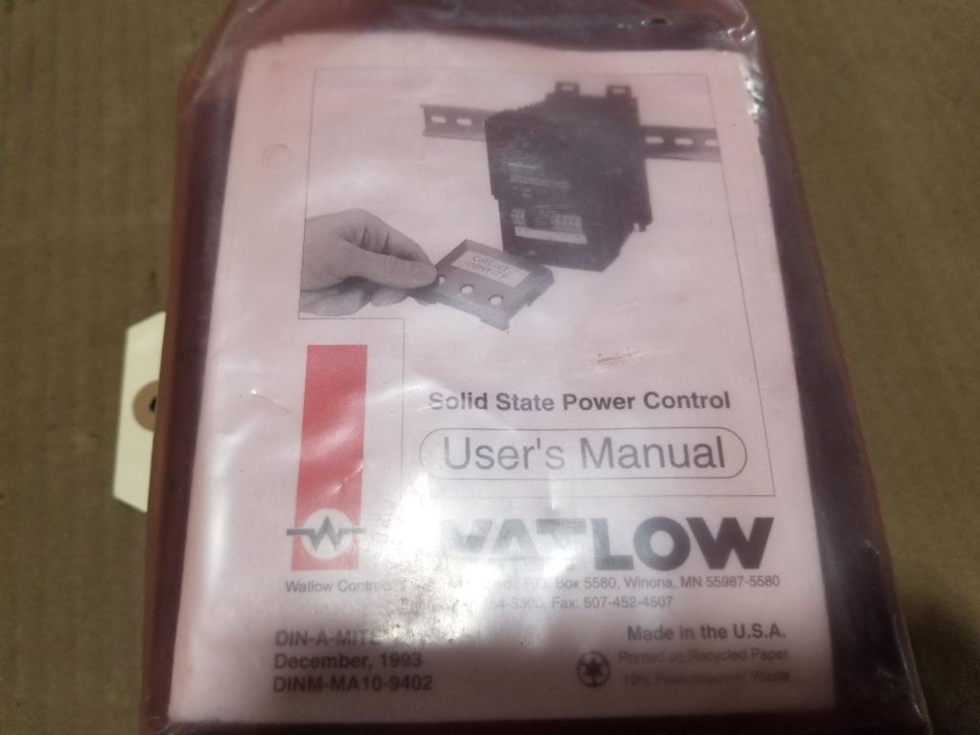 Watlow DIN-a-mite solid state power control. 600VAC. - Image 5 of 6