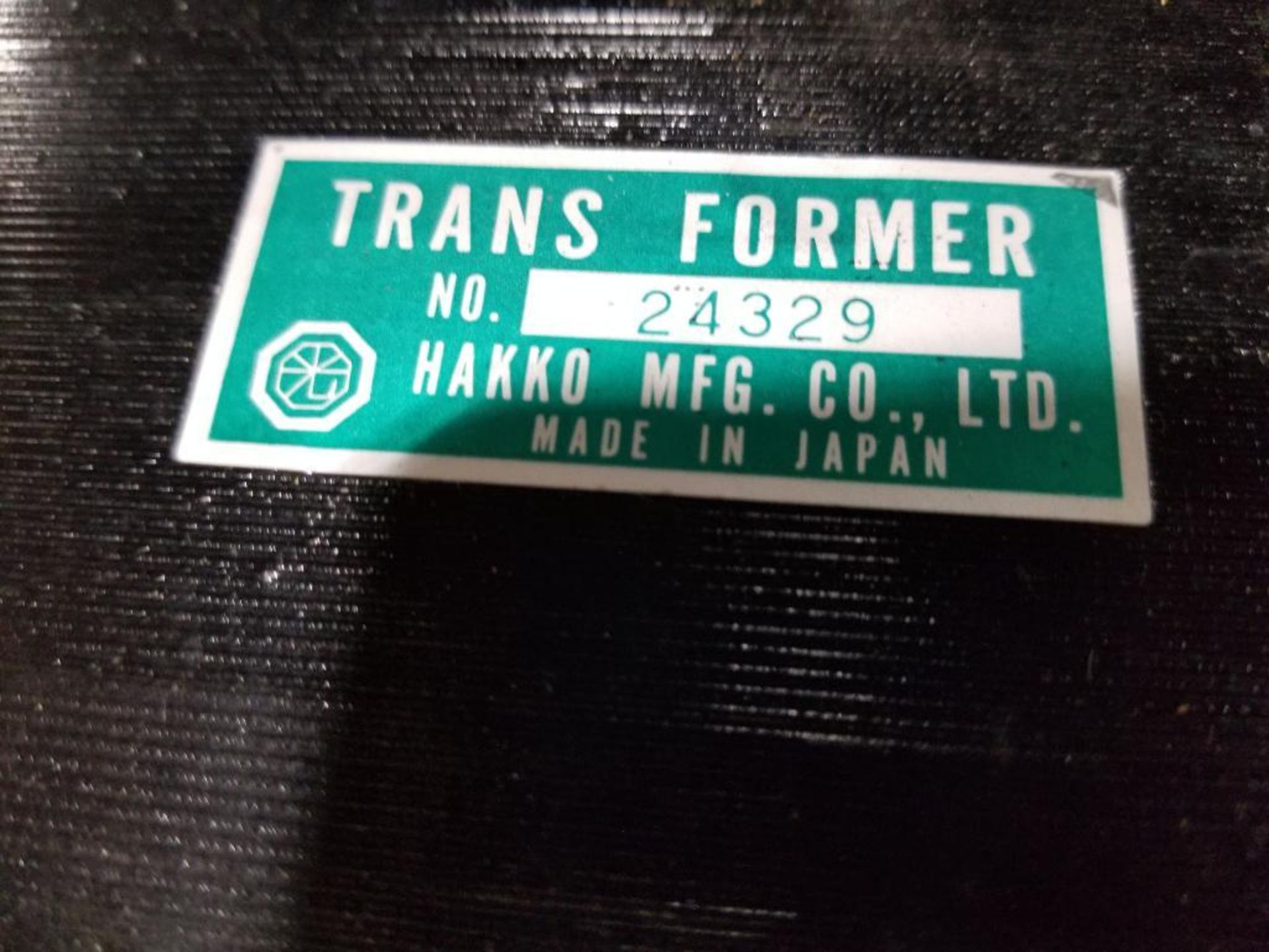 Qty 2 - Hakko Transformer. - Image 2 of 4