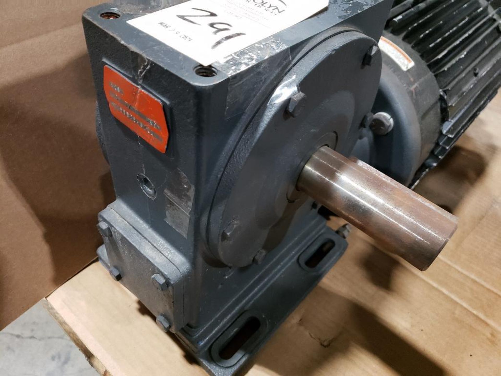 5hp Marathon Electric Black Max motor. Model AVD-184THTL7726FF-L. 460v 3 phase. 1765rpm. - Image 3 of 8