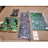 Assorted electrical control boards.