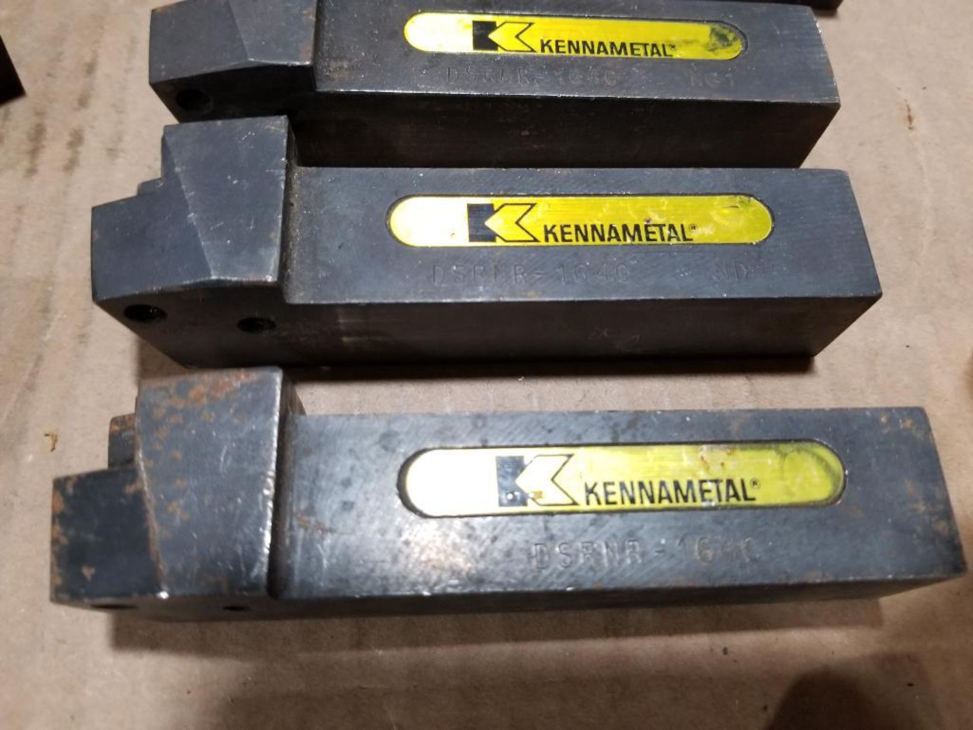 Qty 17 - Assorted indexable tool holders, boring bars, etc. Mostly Kennametal. - Bild 4 aus 8
