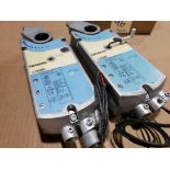 Qty 2 - Siemens actuator. Part number GCA121-1P.