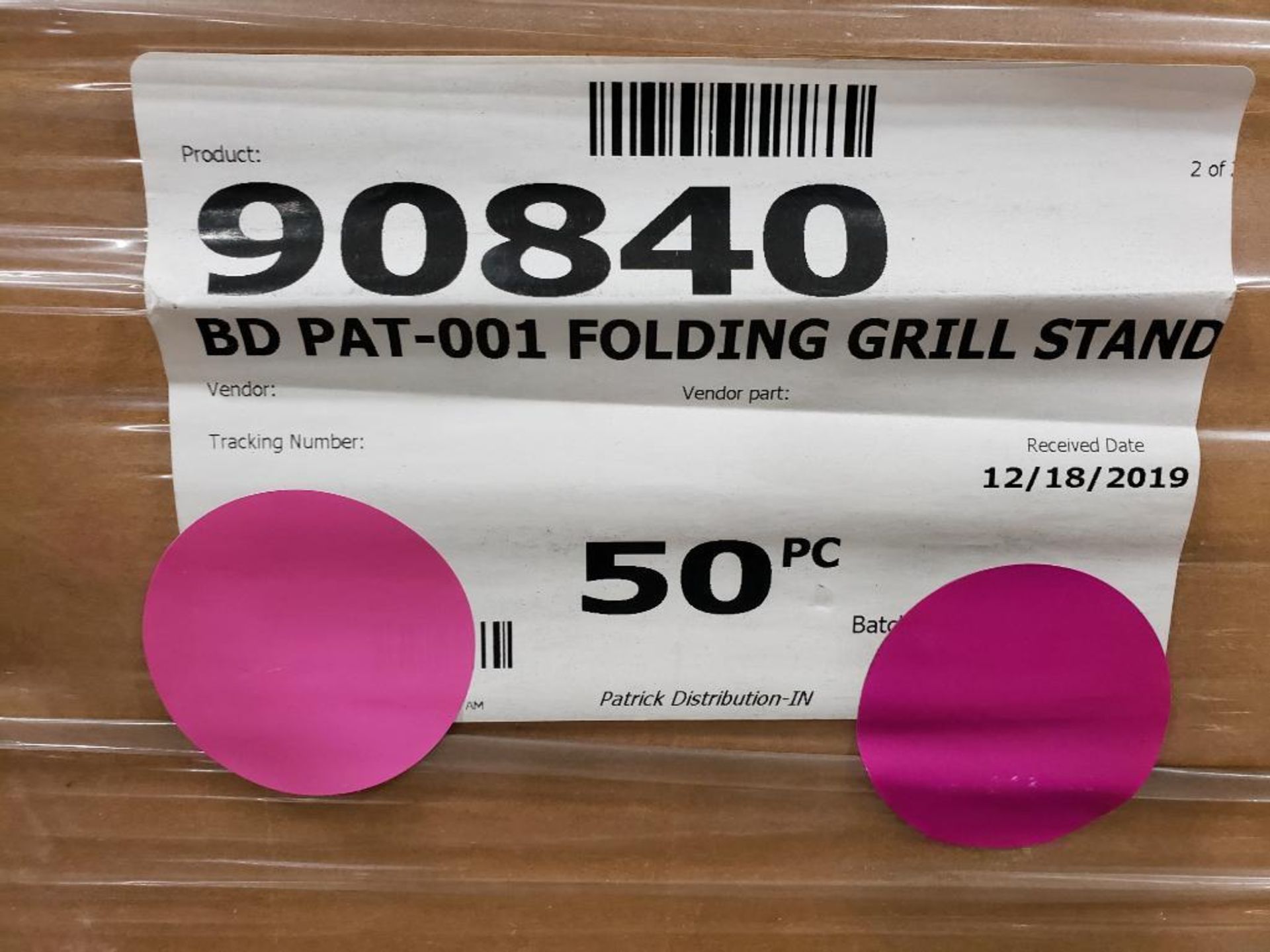 Qty 10 - Folding grill stands. - Image 4 of 4