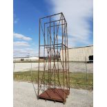Qty 2 - Steel trim and/or stock racks. 150in tall x 48in wide x 48in deep.