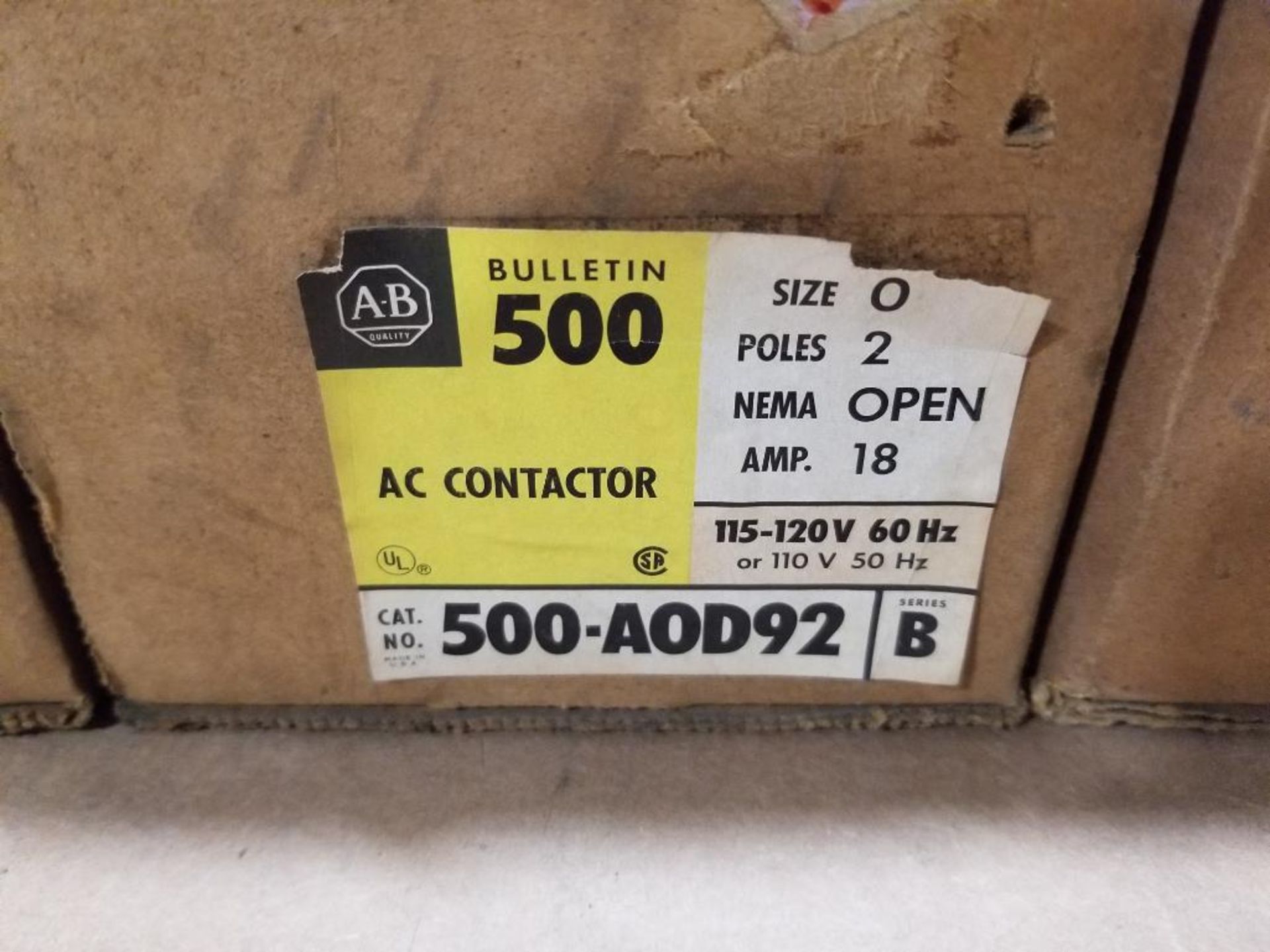 Qty 3 - Allen Bradley contactor. (2) catalog 500-A0D92 and (1) 700-P401A4. - Image 3 of 5
