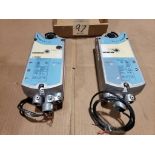 Qty 2 - Siemens actuator. Part number GCA121-1P.