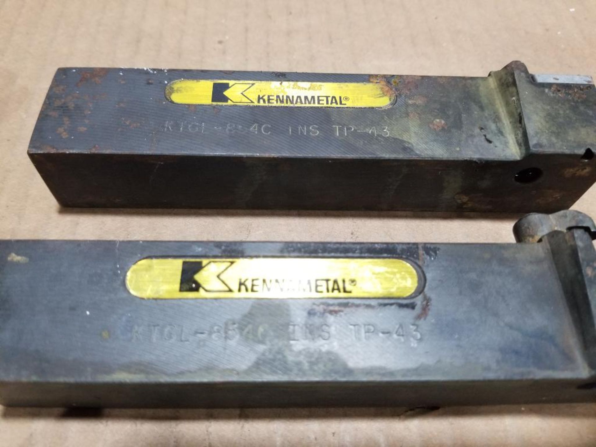 Qty 17 - Assorted indexable tool holders, boring bars, etc. Mostly Kennametal. - Bild 2 aus 8