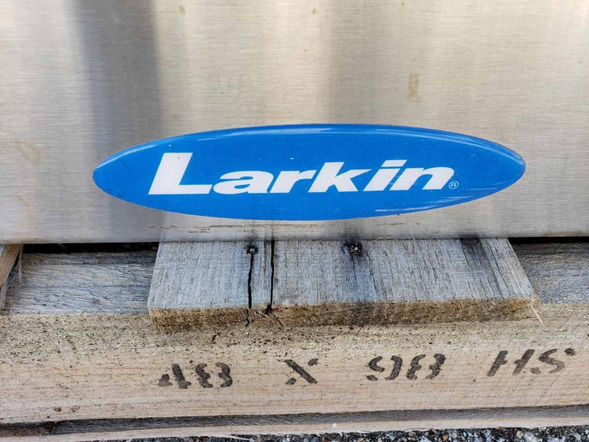 Larkin stainless steel exhaust hood. - Image 3 of 9