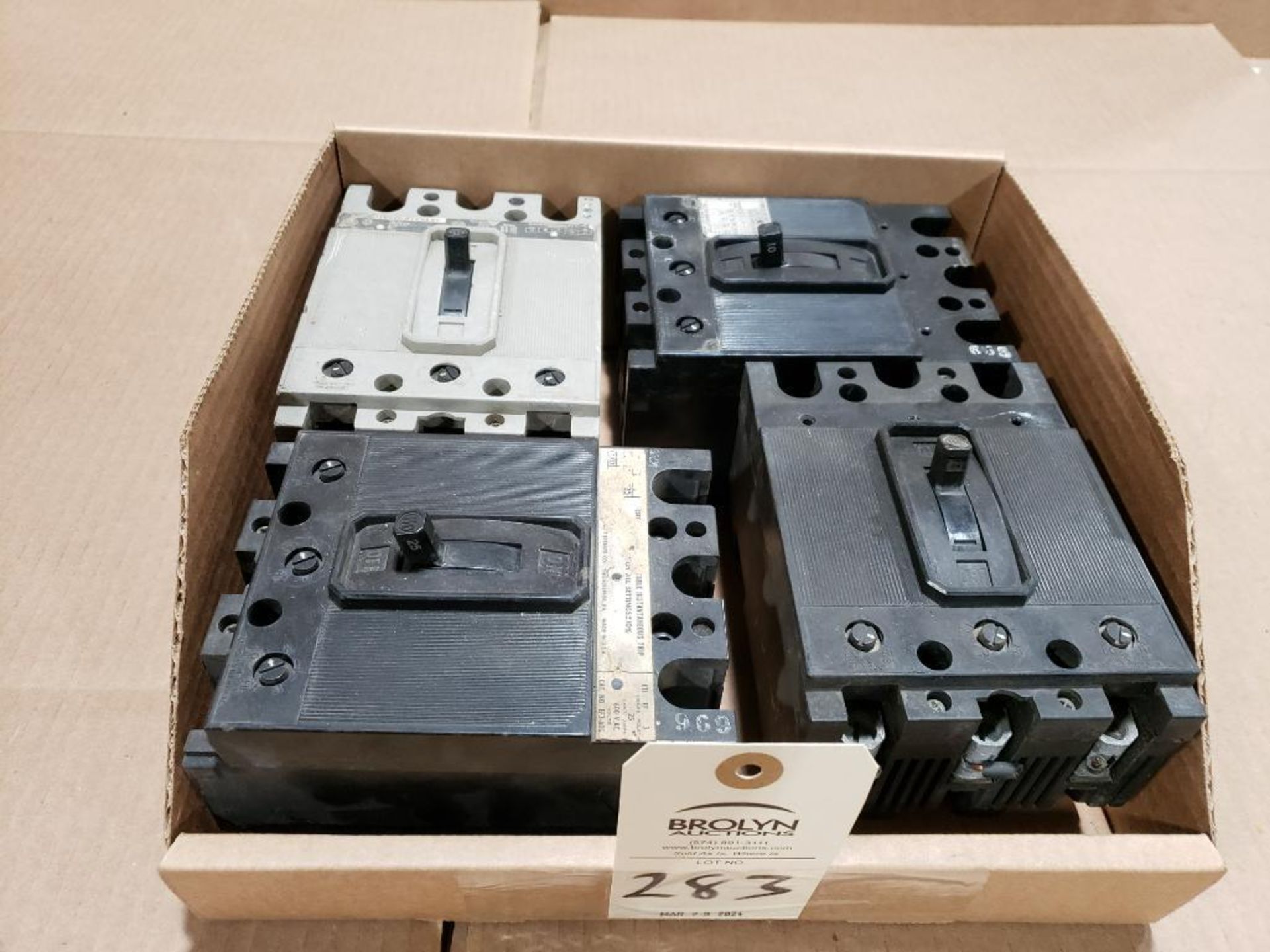 Qty 4 - Assorted molded case breakers. - Bild 6 aus 6