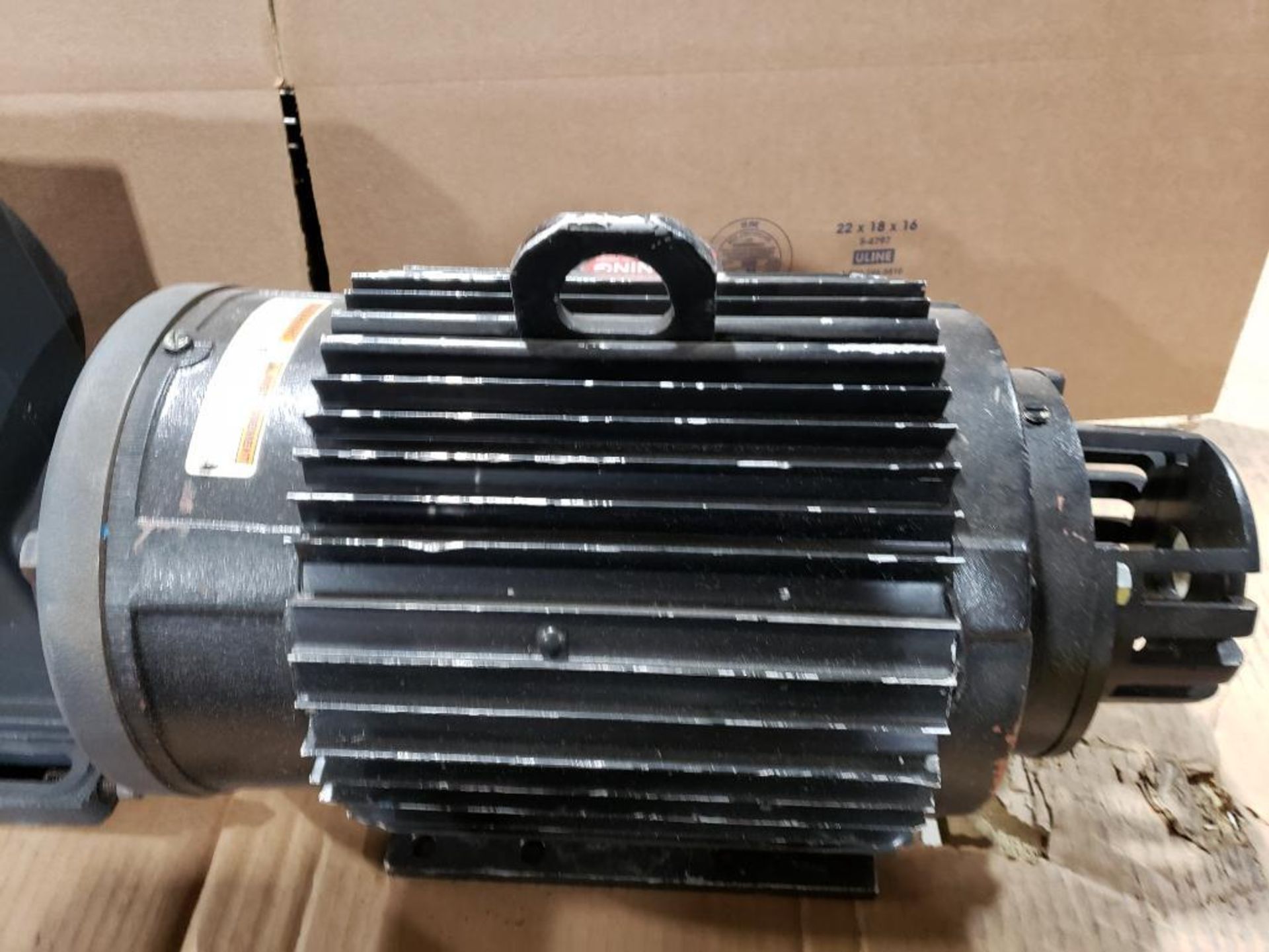 5hp Marathon Electric Black Max motor. Model AVD-184THTL7726FF-L. 460v 3 phase. 1765rpm. - Image 5 of 8