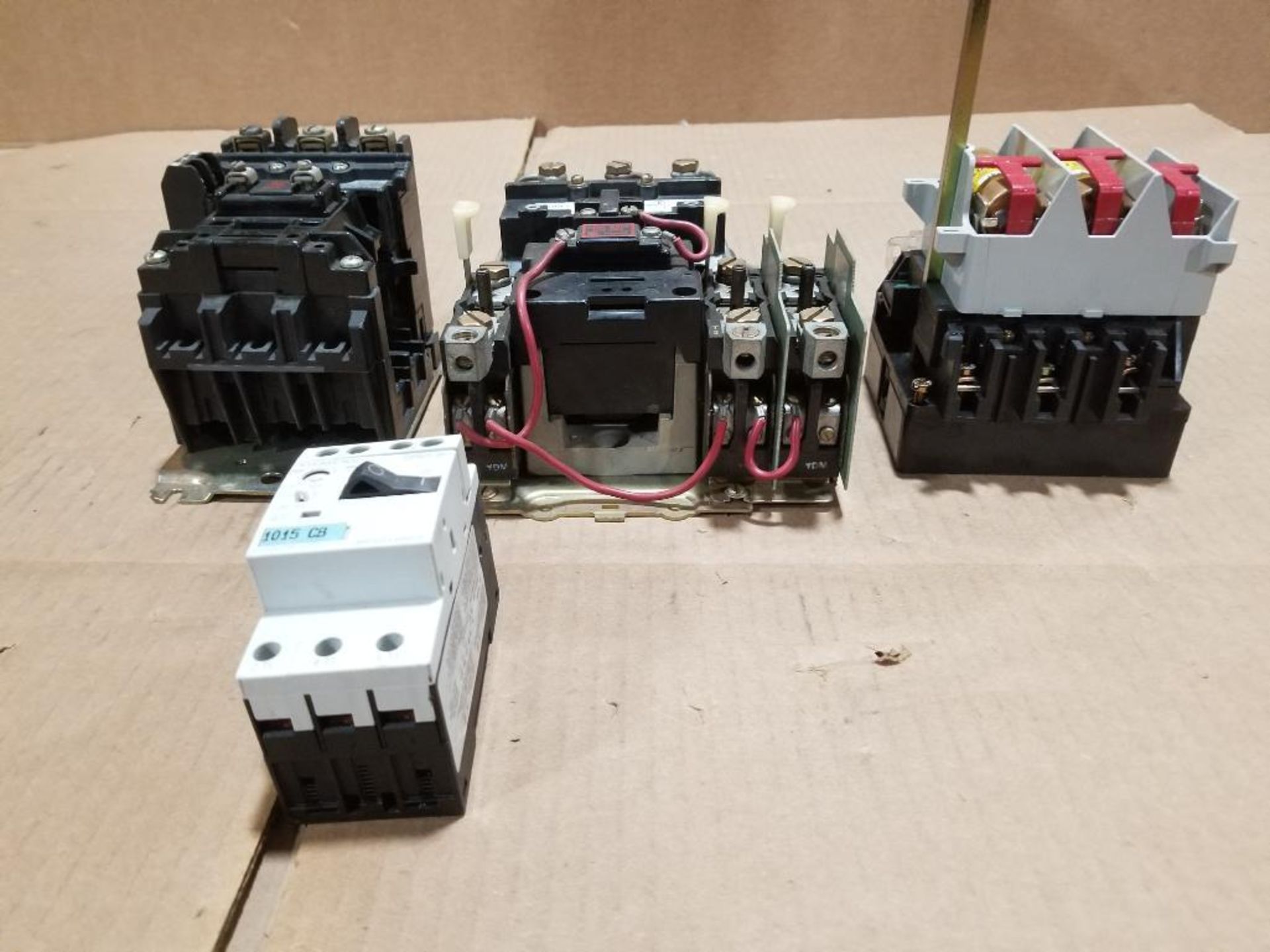 Assorted electrical. Siemens, Allen Bradley.