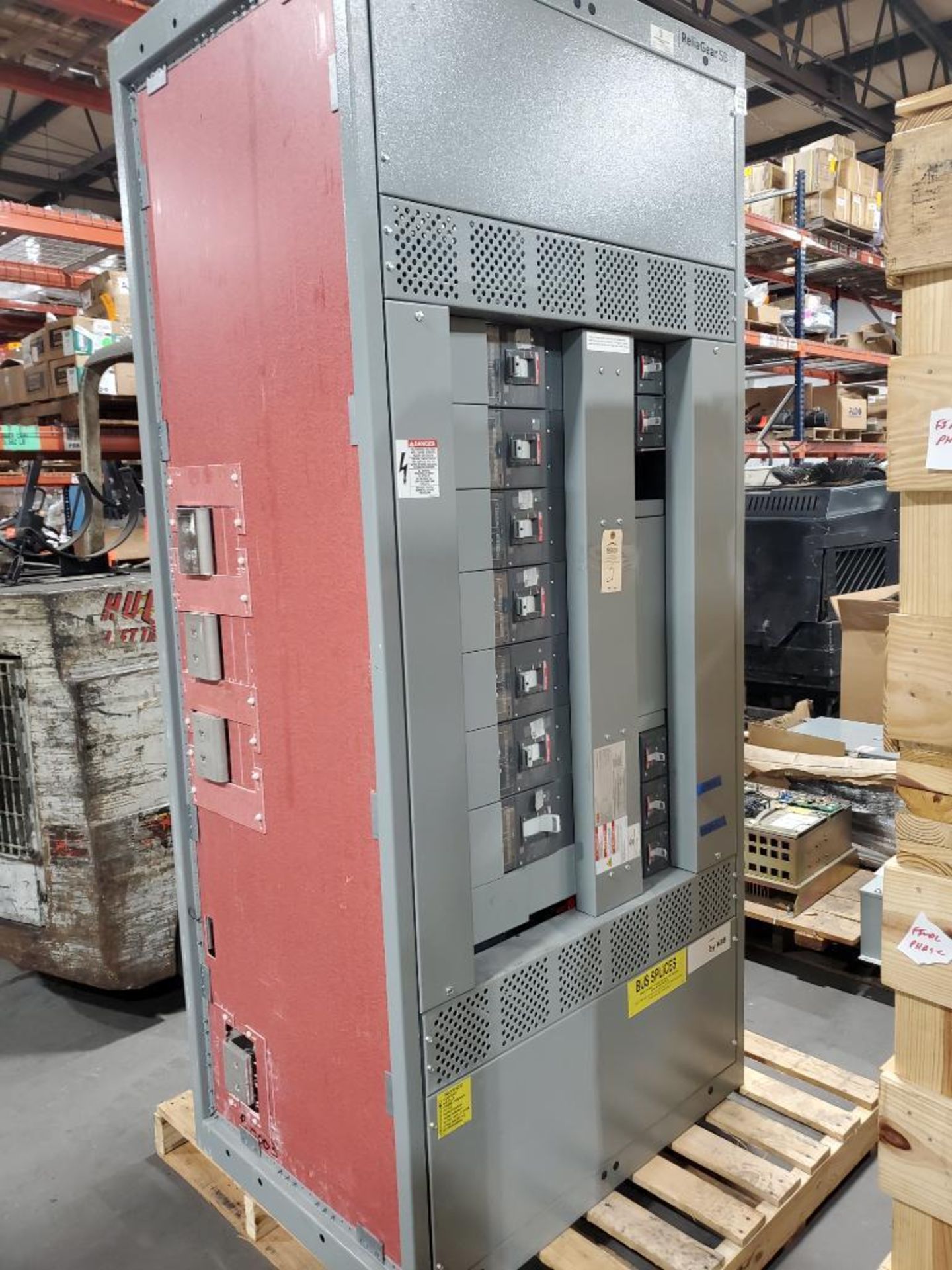 2000amp ABB ReliaGear neXT panel board. Catalog IN3220SC3B32S w/ 12 assorted ABB breakers.